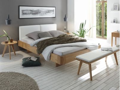 Banc Bianco Sola en chêne sauvage massif, Hasena fabricant Suisse. Meuble pour la chambre