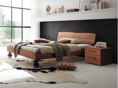 HASENA - Lit en chêne massif