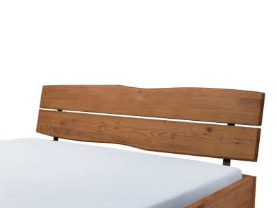 Lit Cadro Cielo en bois de chêne noueux massif haut de gamme | Le Monde du Lit