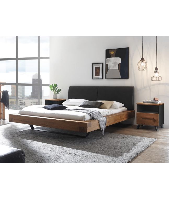 HASENA - Lit en chêne massif