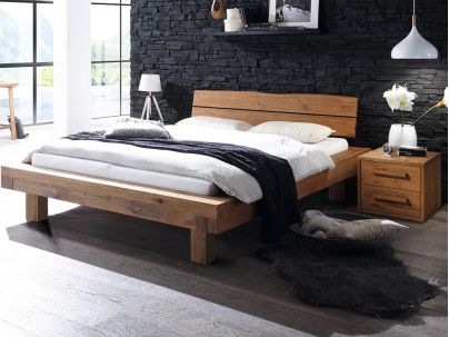 HASENA - Lit en chêne massif