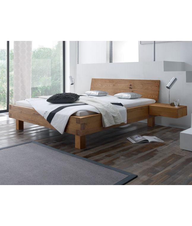 HASENA - Lit en chêne massif