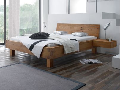 HASENA - Lit en chêne massif