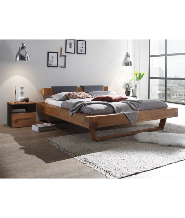 HASENA - Lit en chêne massif