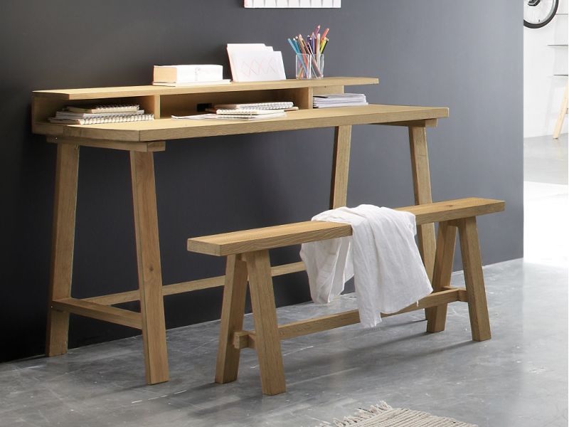 HASENA - Secrétaire en chêne massif