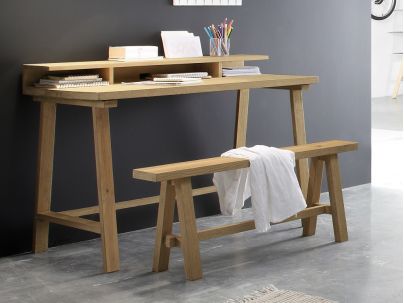 HASENA - Secrétaire en chêne massif