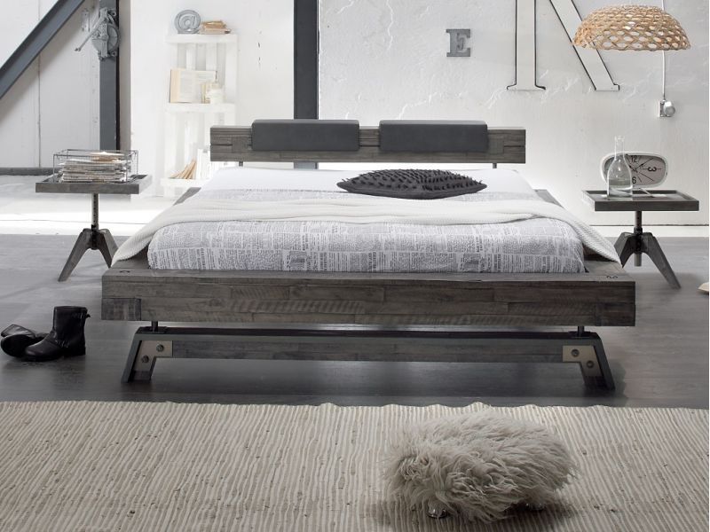 HASENA - Lit en acacia massif