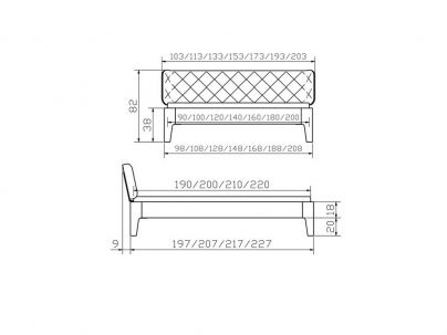 Lit Oak Gabo en bois de chêne massif haut de gamme | Le Monde du Lit