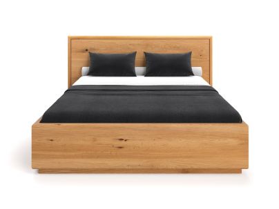 Lit coffre Rimouski en chêne massif FSC | Fabrication européenne | Le Monde du Lit