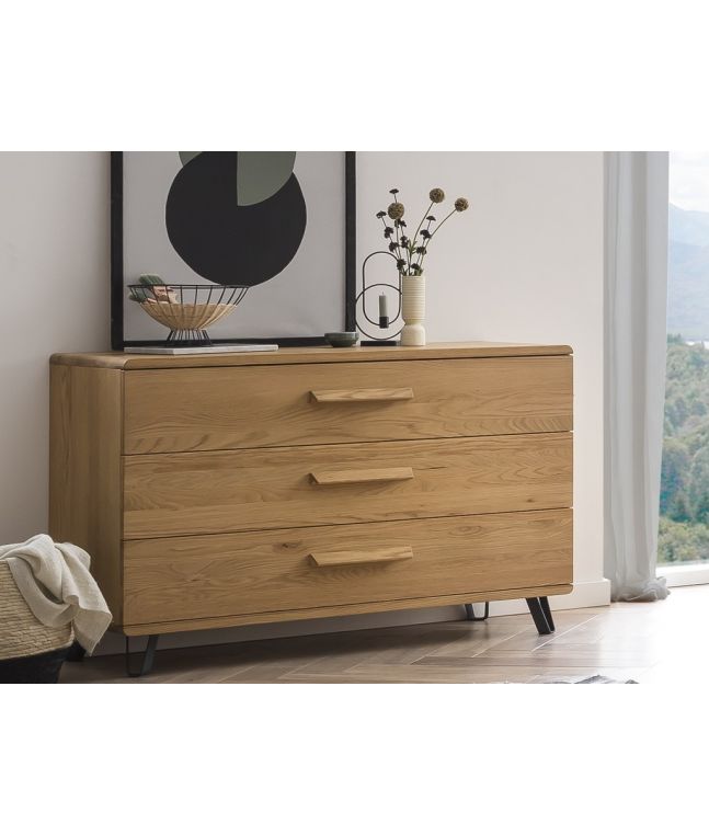 HASENA - Commode en chêne massif