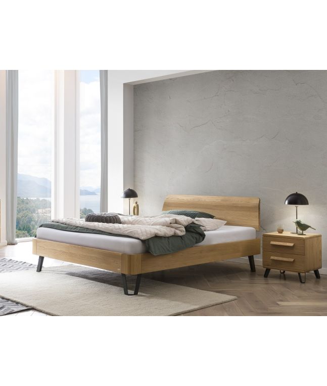 HASENA - Lit en chêne massif