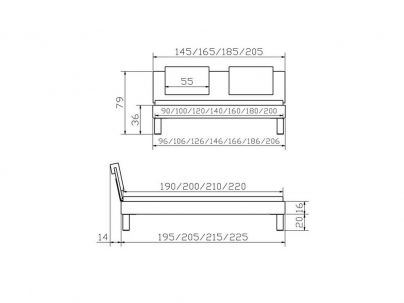 Lit Soft Varo design haut de gamme | Le Monde du Lit