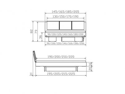 Lit Soft Vilo, Hasena fabricant Suisse. Meuble contemporain pour la chambre