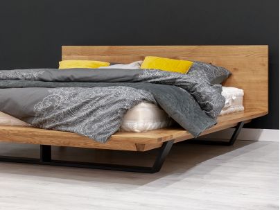 Lit en bois massif FSC, fabrication européenne