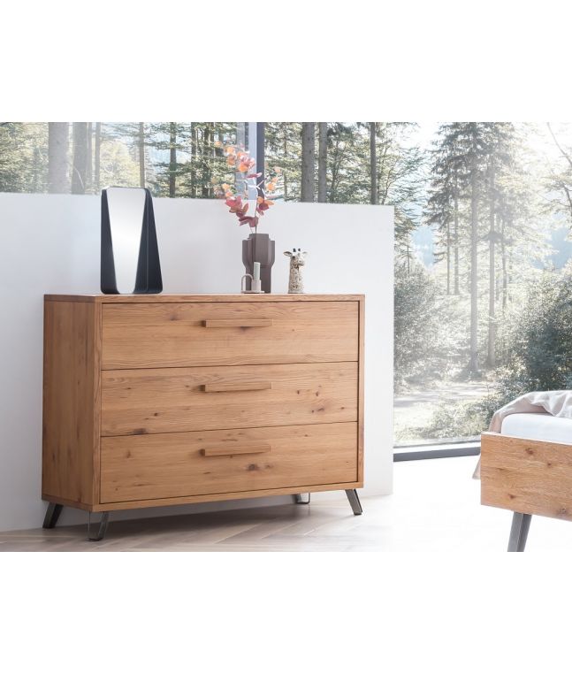 HASENA - Commode en chêne massif