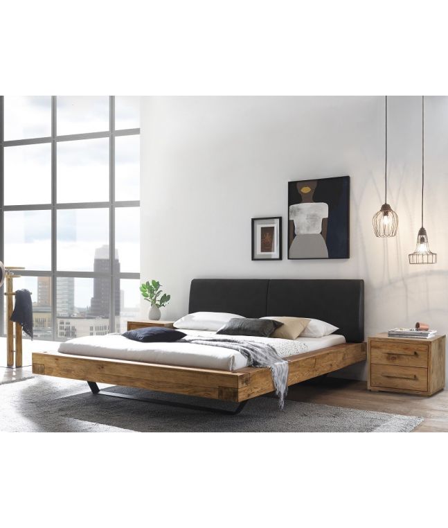 HASENA - Lit en chêne massif