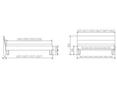 Lit Silver de qualité, Hasena fabricant Suisse. Le Monde du Lit