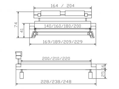 Lit Stabil 2 en chêne massif recyclé | Collection Factory | Le Monde du Lit