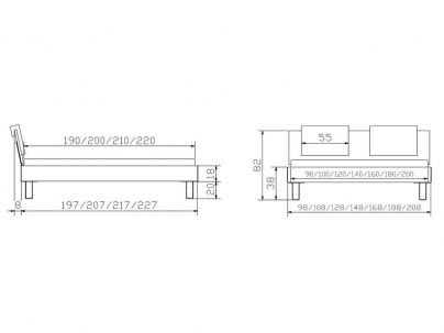 Lit Vara de qualité, Hasena fabricant Suisse. Le Monde du Lit