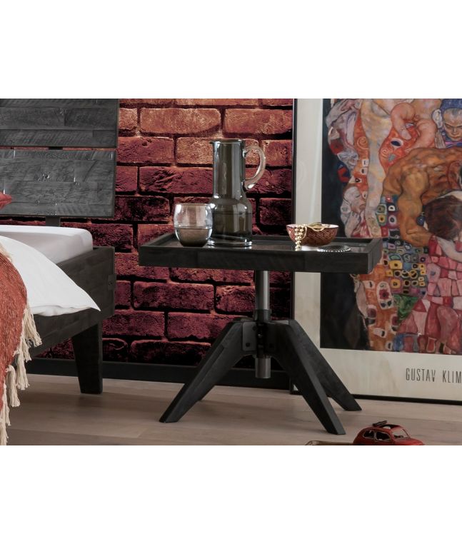 Chevet Carpi en Acacia vintage Grey | Collection Factory | Le Monde du Lit