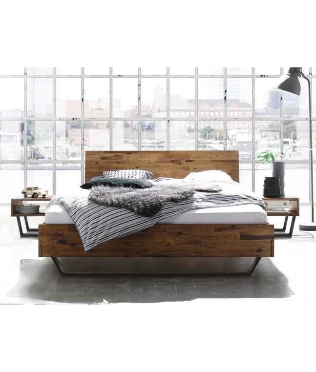 HASENA - Lit en acacia massif