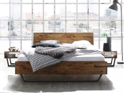 HASENA - Lit en acacia massif