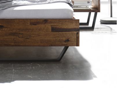 Lit Cone Slid en Acacia vintage Brown | Collection Factory | Le Monde du Lit