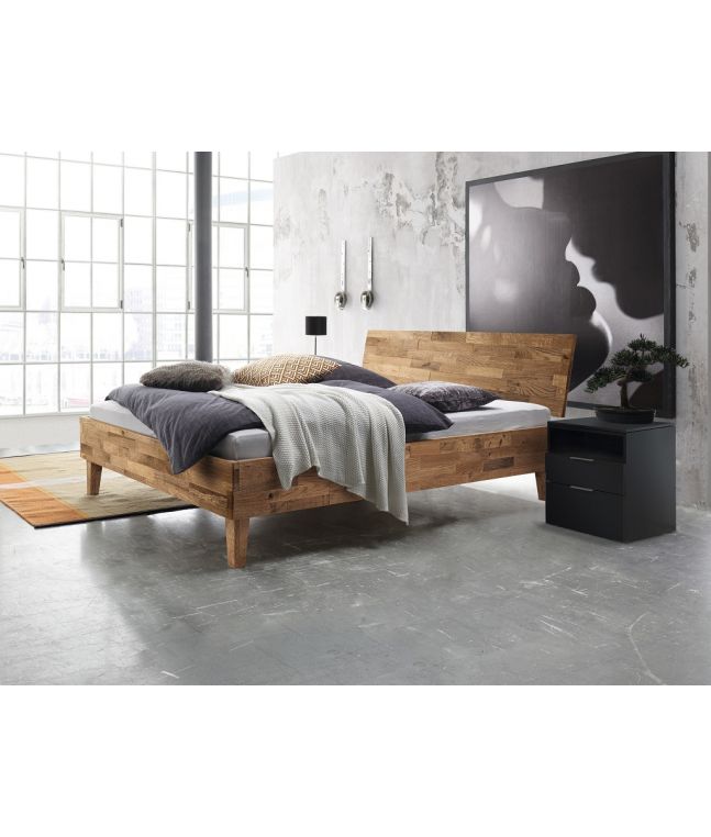 HASENA - Lit en chêne massif