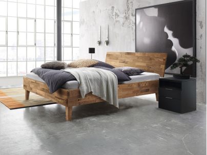 HASENA - Lit en chêne massif