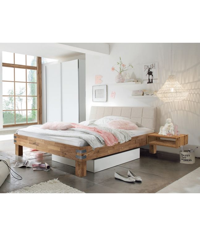 HASENA - Lit en chêne massif