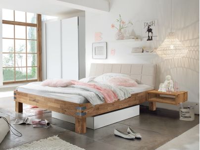 HASENA - Lit en chêne massif