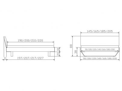 Lit Béton de qualité, Hasena fabricant Suisse. Le Monde du Lit