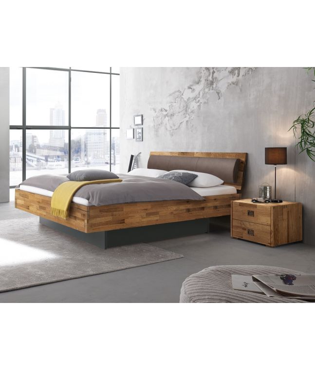 HASENA - Lit en chêne massif