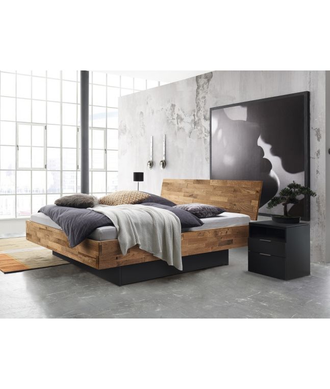 HASENA - Lit en chêne massif