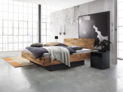 Lit Lovie Varus en chêne massif recyclé | Collection Factory | Le Monde du Lit