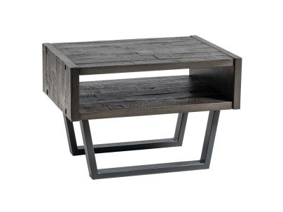 Chevet Jesa en Acacia vintage Grey | Collection Factory | Le Monde du Lit