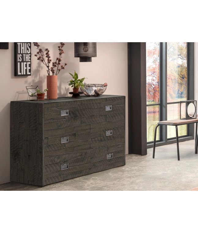 HASENA - Commode en acacia massif