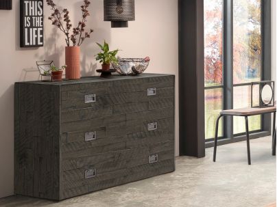 HASENA - Commode en acacia massif