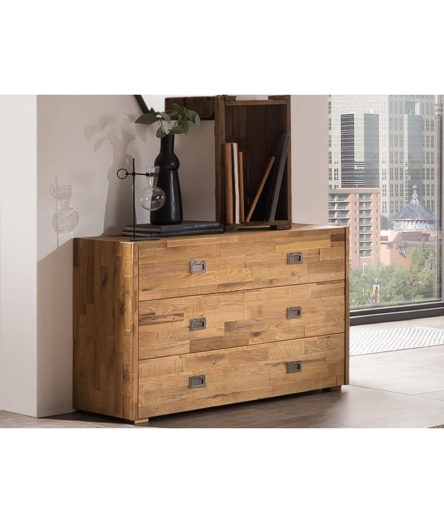 HASENA - Commode en chêne massif