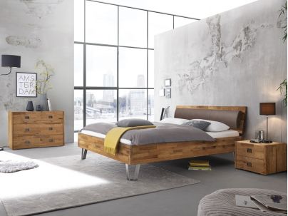 Commode 3 tiroirs Calino en Chêne massif recyclé | Collection Factory | Le Monde du Lit