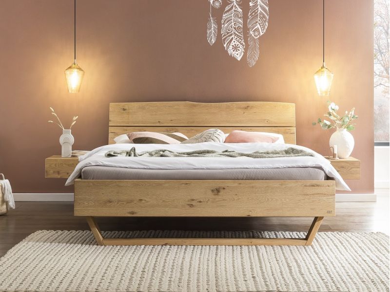 HASENA - Lit en chêne massif