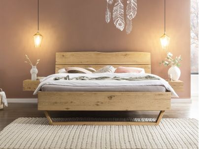 HASENA - Lit en chêne massif