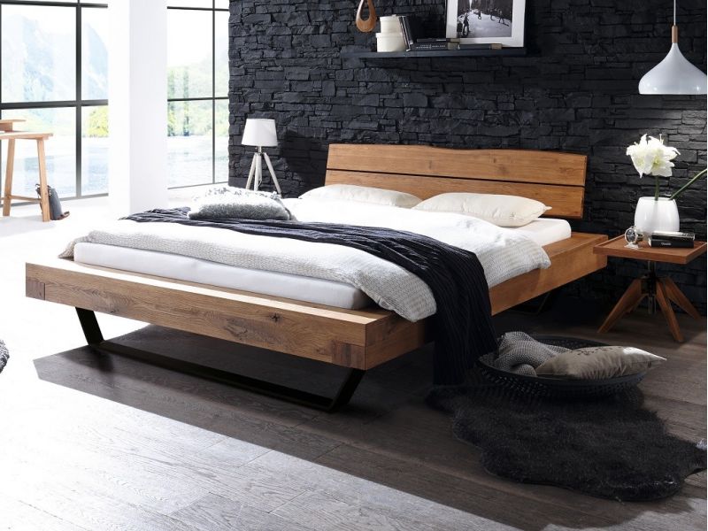 HASENA - Lit en chêne massif