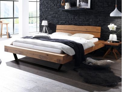 HASENA - Lit en chêne massif