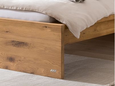 Lit Aspino Alpa en chêne noueux massif  | Collection Oak Wild Bormio | Le Monde du Lit