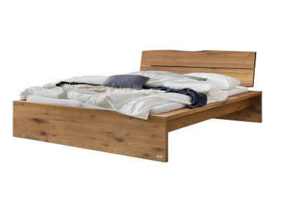 Lit Aspino Naturo en chêne noueux massif  | Collection Oak Wild Bormio | Le Monde du Lit