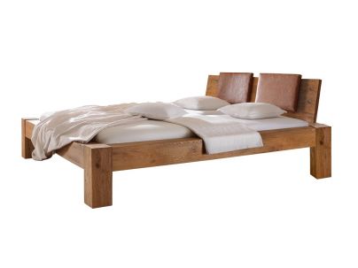 Lit Sion en chêne noueux massif  | Collection Oak Wild Bormio | Le Monde du Lit