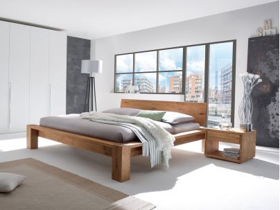 HASENA - Lit en chêne massif