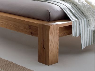 Lit Cortina 2 en chêne noueux massif  | Collection Oak Wild Bormio | Le Monde du Lit