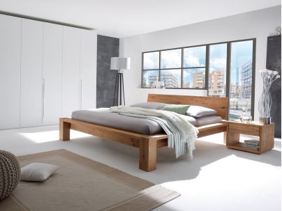 Lit Cortina 2 en chêne noueux massif  | Collection Oak Wild Bormio | Le Monde du Lit